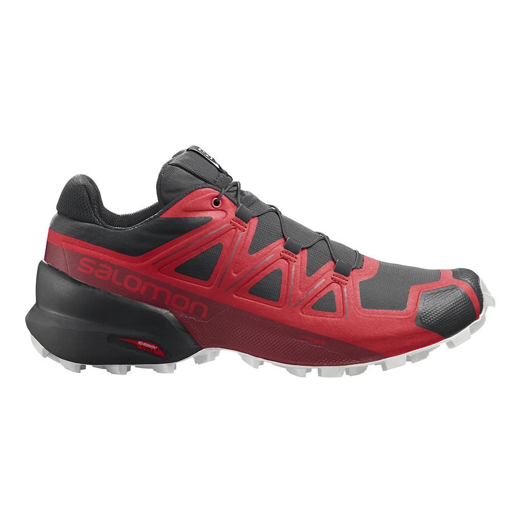 SALOMON UK SPEEDCROSS 5 - Mens Trail Running Shoes Red/Black,OKSA65874